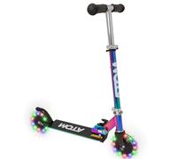 HTI Patinetes en línea para niños Atom Light Up Wheels | Patinete de Empuje para niños con Mango Ajustable en Altura | Patinete Infantil Plegable fácil para niños y niñas | Patinete para niños |