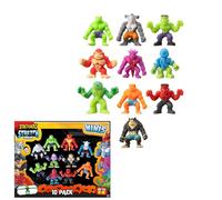 HTI Stretcherz Mini Stretch Squad Juego de 10 Juguetes antiestrés | Alivio del estrés, Alivio de la ansiedad y Juguete calmante y Blando | Juego de Juguetes sensoriales | Llenadores de Bolsas de