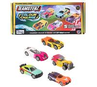 HTI Teamsterz Street Machines Juego de Coches Que cambian de Color | 5 Coches Que cambian de Color activados por Agua | Juguetes Ideales para el Agua y el baño | Adecuado para Mayores de 3 años