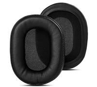 HTINDUSTRY Almohadillas de Repuesto Compatible con OPPO PM-3 PM3 Auriculares, Almohadillas cómodas con Cuero más Suave/Espuma viscoelástica.