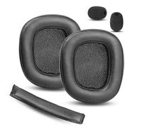 HTINDUSTRY Almohadillas de Repuesto Compatibles con los Auriculares Logitech G930 G930S 430 G432 Almohadillas Premium con Cuero de Proteína Más Suave/Espuma de Memoria