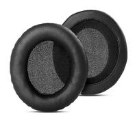 HTINDUSTRY Almohadillas de Repuesto Premium compatibles con los Auriculares Sennheiser HD 485/HD485 Almohadillas de Piel sintética/Espuma con Memoria más Suaves