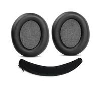 HTINDUSTRY Cojín de Repuesto para Almohadillas y Banda para Cabeza Compatible con Anker Soundcore Space Q45 Bluetooth Wireless Over-Ear Auriculares Almohadillas con Cuero proteico más Suave