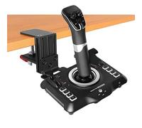 HTLAKIKJ Soporte de escritorio para joystick Flight Sim: compatible con el joystick Logitech Extreme 3D Pro y el joystick Turtle Beach VelocityOne para Xbox y Windows-Soporte de metal duradero