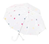 HTNEDNST Paraguas automático transparente a prueba de tormentas ligero con forma de campana para mujer, color blanco, A5 blanco., Talla única