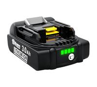 HTongD Batería de Repuesto para Makita batería 18V - 3,0Ah Li-Ion batería Herramientas para Makita batería 18V Compatible BL1850B BL1860B 194205-3 LXT-400