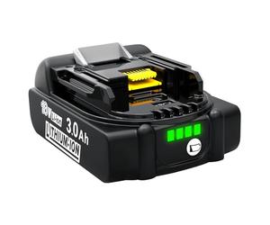 HTongD Batería de Repuesto para Makita batería 18V - 3,0Ah Li-Ion batería Herramientas para Makita batería 18V Compatible BL1850B BL1860B 194205-3 LXT-400