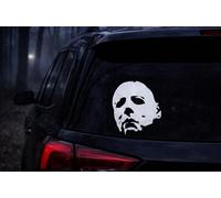 HTradings Michael Myers - Calcomanías de vinilo troqueladas para coches, paredes, portátiles, furgonetas, SUV, camiones, ventanas, parachoques