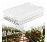 HTRDHT Lámina de Polietileno para Invernadero, Transparente Plástico para Jardín y Huerto, Extra Gruesa Resistente Lámina de plástico Protección para Plantas(Size:3x10m)