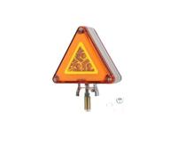 HTRdtD Triángulo de Emergencia El estroboscópico del triángulo de la Defensa camión Enciende el piloto Dual Cara 12V 24V(1x Flash Light)