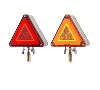 HTRdtD Triángulo de Emergencia El estroboscópico del triángulo de la Defensa camión Enciende el piloto Dual Cara 12V 24V(2X Flash Light)