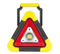 HTRdtD Triángulo de Emergencia Luz de Advertencia Triángulo Seguridad Solar Señal Avería en Carretera Trabajo Camping(S)
