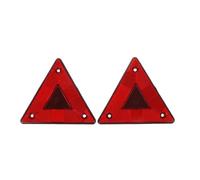 HTRdtD Triángulo de Emergencia Reflector de Advertencia Triangular, Placa camión, luz Trasera, Tablero Muestra Reflectante Seguridad, señal Parada(A4)