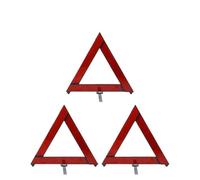 HTRdtD Triángulo de Emergencia Reflector de señal Parada Plegable Carretera Triangular Advertencia Seguridad avería(3pcs)