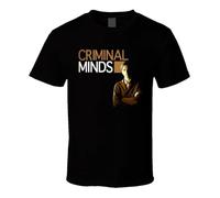 HTRWSNVX Criminal Minds Spencer Reid TV T Shirt Black S