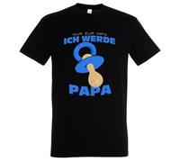 HTRWSNVX For RFA I Will Be Dad T-Shirt Daddy Father Gift Birth Father Best Baby- Black 3XL