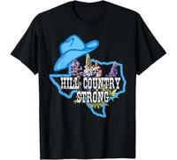 HTRWSNVX For The Love For Texas Hill Country Strong Pray For Texas T-Shirt Black 3XL