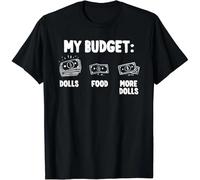 HTRWSNVX Funny Doll Collecting Quote Dolls Collector Gifts Unisex T-Shirt Black M
