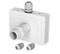 HTS e-com CBE KT5 + 3 x PG11 - Caja de pasacables (impermeable, ampliable, IP68, para caravanas, barcos y campistas, para instalaciones solares y satélite, hasta 3 cables