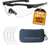 HTS HUNTERSKY anti niebla táctica tiro gafas hombres S57 ojo militar pro balística gafas de seguridad rango tiro ojo protección médica dentales swat gafas