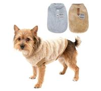 HTTDSLF 2 Piezas Suéter de Invierno para Perros Pequeños, Abrigo Chaqueta para Perros, Suéter de Felpa para Mascotas, para Perro pequeños Gatos, Cachorros Yorkie Chihuahua Ropa cálida