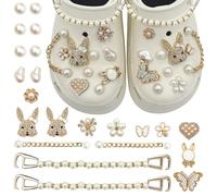 HTTDSLF 22 Piezas Adornos de Zapatos, Shoe Charms, Shoes Clips de Zapatos Hebilla, Pines para Zapatos, Clip de Zapato, Decoración para Regalos, para Adultos, Niños y Niñas