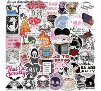 HTTDSLF Pegatinas 100 Bonitas Divertidas Stickers, Dark Romance Estilo Pegatinas, Impermeable Vinilo Stickers, para Laptop, Bicicleta, Monopatín, Equipaje,Ordenador Portatil, Guitarra, Tazas, Skate