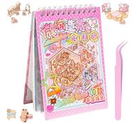 HTTDSLF Pegatinas 3D, 3D Sticker Scene, Juegos de Pegatinas para Casa 3D DIY, DIY Scene Stickers 3D House Stickers, Pegatinas 3D para Casa, con Pinzas