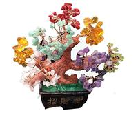 HTTGDGDH Árbol De Cristal Mini Árbol De Cristal Bonsái Estilo Feng Shui Trae Riqueza Suerte Decoración del Hogar Regalo De Cumpleaños Árboles De Dinero