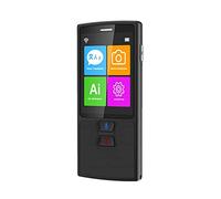 HTTGDGDH Traductor De Voz En 76 Idiomas: Inglés, Japonés, Coreano, Francés, Ruso, Alemán, Chino, Español. Traducción Y Traducción para Viajes.,Black