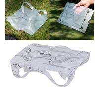 HTU 68G Estera para cortar frutas y verduras, tabla de comedor plegable para acampar (naranja, 2 unidades)