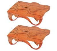 HTU 68G Estera para cortar frutas y verduras, tabla de comedor plegable para acampar (naranja, 2 unidades)