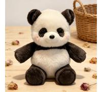 HTU Animal de Peluche de Lujo, Muñeco Blandito y Acolchado, Figura Realista de 45 cm de Peluche Suave, Compañero Reconfortante para Cumpleaños y Navidad-Panda
