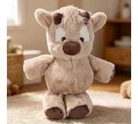 HTU Animal de Peluche de Lujo, Muñeco Blandito y Acolchado, Figura Realista de 45 cm de Peluche Suave, Compañero Reconfortante para Cumpleaños y Navidad-Light Brown