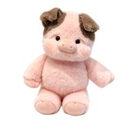 HTU Animal de Peluche de Lujo, Muñeco Blandito y Acolchado, Figura Realista de 45 cm de Peluche Suave, Compañero Reconfortante para Cumpleaños y Navidad-Pig Multicolor