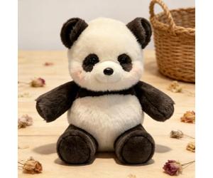 HTU Animal de Peluche de Lujo, Muñeco Blandito y Acolchado, Figura Realista de 45 cm de Peluche Suave, Compañero Reconfortante para Cumpleaños y Navidad-Panda