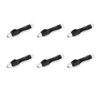 HTU Ayuda de Entrenamiento para Agarre de Golf, Dispositivo Compacto para Mejorar la posición de la Mano Derecha, desarrolla la Memoria Muscular y perfecciona Tus Habilidades de golf-White-6PCS