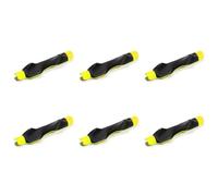 HTU Ayuda de Entrenamiento para Agarre de Golf, Dispositivo Compacto para Mejorar la posición de la Mano Derecha, desarrolla la Memoria Muscular y perfecciona Tus Habilidades de golf-Yellow-6PCS