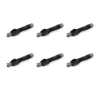 HTU Ayuda de Entrenamiento para Agarre de Golf, Dispositivo Compacto para Mejorar la posición de la Mano Derecha, desarrolla la Memoria Muscular y perfecciona Tus Habilidades de golf-Grey-6PCS