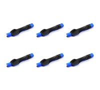 HTU Ayuda de Entrenamiento para Agarre de Golf, Dispositivo Compacto para Mejorar la posición de la Mano Derecha, desarrolla la Memoria Muscular y perfecciona Tus Habilidades de golf-Blue-6PCS
