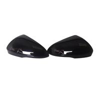 HTUHBCX Carcasa Retrovisor para Focus MK4 IV 2019-2022 LHD Brillo Lado Posterior ala Trasera Cubierta De Espejo Retrovisor Tapas Carcasa De Repuesto Tapa Espejo(Black)
