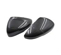 HTUHBCX Carcasa Retrovisor para Focus MK4 IV 2019-2022 LHD Brillo Lado Posterior ala Trasera Cubierta De Espejo Retrovisor Tapas Carcasa De Repuesto Tapa Espejo(Carbon Fiber)