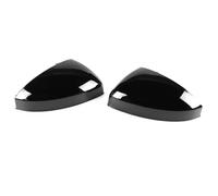 HTUHBCX Carcasa Retrovisor para TT TTS RS TTRS MK3 8S 2015-2023 R8 2016-2023 Fibra De Carbono Reemplazo Negro Brillante Tapa De La Cubierta del Espejo Retrovisor Lateral Tapa Espejo(Black)