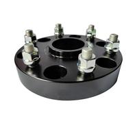 HTUHBCX Espaciadores Rueda 20|25mm PCD 6X114.3 6 * 4.5" 67.1mm 2.64" 2pcs Universal 5 Lug Car Hub Centric Wheel Spacer Adaptador De Cuñas Espaciadores Forjados(25mm Black)