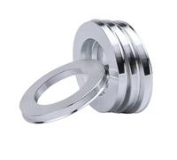 HTUHBCX Espaciadores Rueda PCD: OD: 106,1/108,1/110,1/112,1 A ID: 67/93/100/106 4 Uds Anillos Céntricos Cubo Coche Espaciador Central De Llanta De Rueda Espaciadores Forjados(108.1-93)