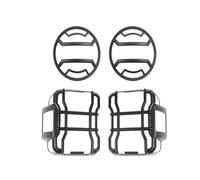 HTUHBCX Faro Antiniebla Rejilla para Wrangler JL JT para Gladiator 2018-2023 Rueda Ceja LámPARA Protector Coche Luz Trasera Cubierta De Faro Embellecedor Faro Antiniebla Cubrir(4PCS)