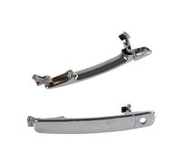 HTUHBCX Maneta Portón Exterior 80640-CA012 para N&issan para M&urano para R&ogue para Manija De Puerta Exterior De Coche Selecta Cromada Delantera Trasera Perilla Puerta Exterior(1 PCS with Hole)