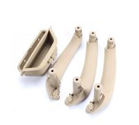HTUHBCX Manilla Interior Coche para X3 para X4 F25 F26 2010-2016 LHD RHD Puerta Delantera Izquierda Manija Interior Tirador Panel 51417250307(LHD 4PCS Beige)