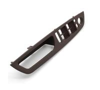 HTUHBCX Manilla Interior Coche para X5 para X6 E70 E71 E72 2007-2014 LHD Manija De Puerta Interior Izquierda Derecha con Conjunto Cubierta Cuero(Front Left Moka)