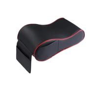HTUHBCX para Ranger para C-MAX para S-MAX para Focus 2 3 Almohadilla para Reposabrazos Coche Consola Central Reposabrazos Funda Almohada Reposabrazos Coche(Black-Red Line)